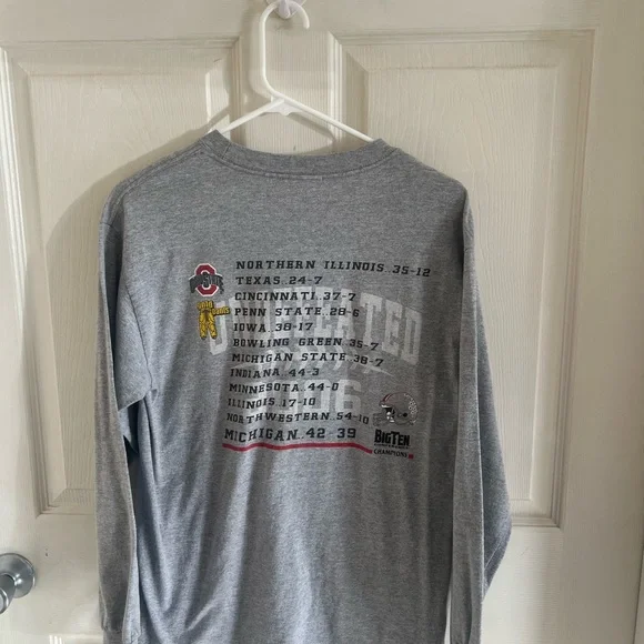 Y2K Men’s Medium Ohio State 2006 Big Ten Champions Long Sleeve T-Shirt - Picture 4 of 7
